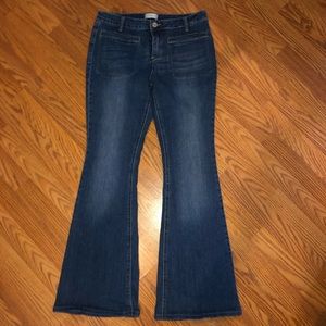 Altar’d State | Dark Wash Wide Legged Flare Jeans